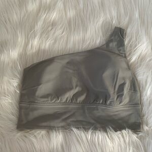 Lululemon Asymmetrical Align Bra Gray Size 8